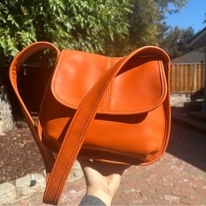 Vintage Coach Ergo Top Flap 9034 Tangerine
